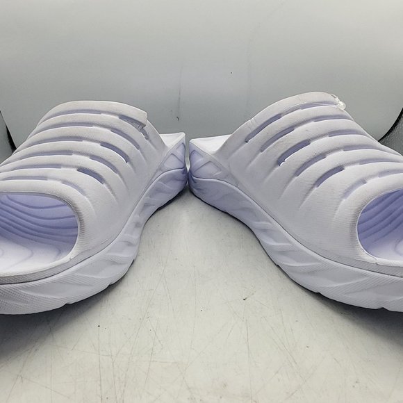 Hoka One One Ora Recovery Slide Mens 14 White Slip On Sandals Slippers - Picture 3 of 13